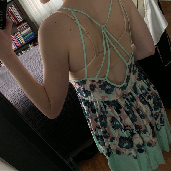 Intimately Free People Floral Strappy Back Summer Dress - Picture 3 of 9